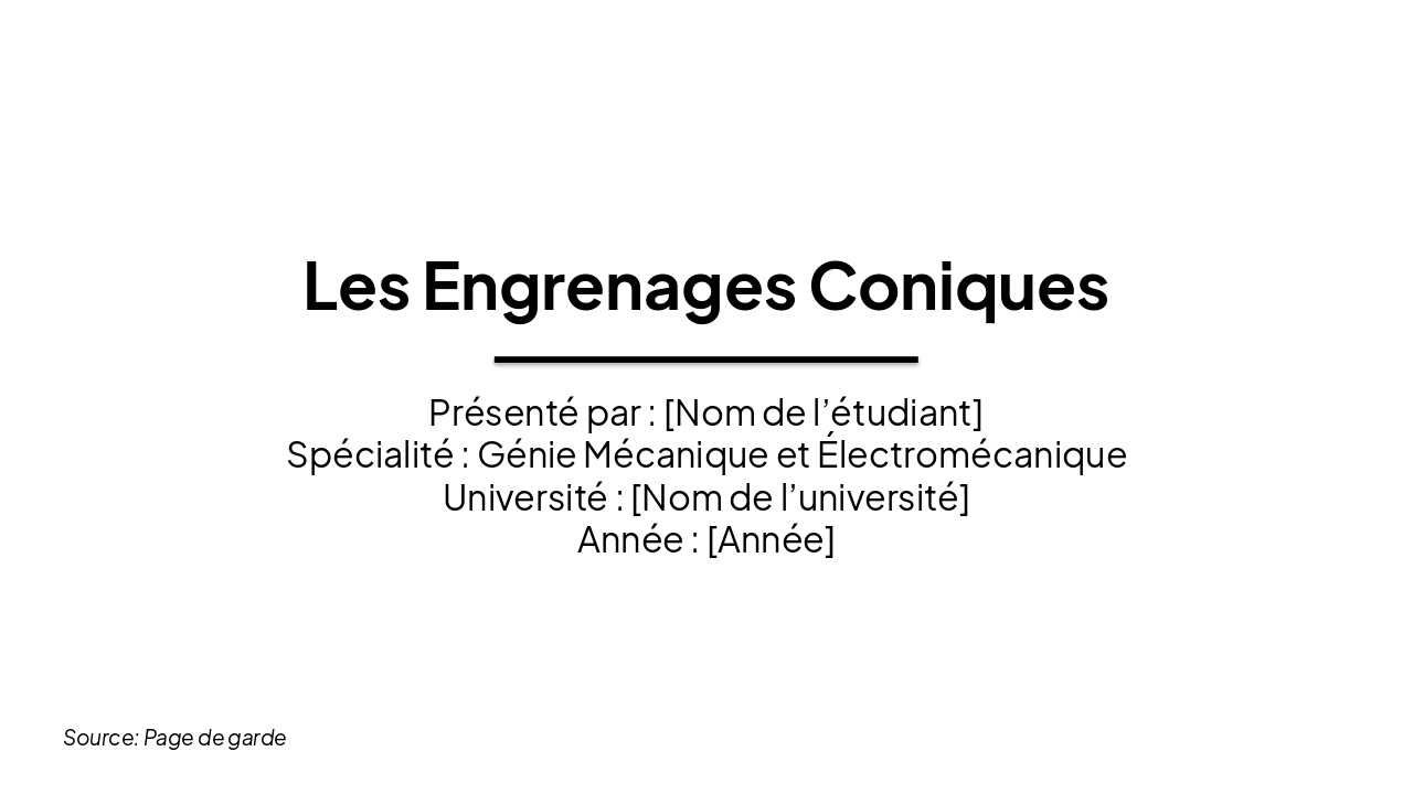 Les Engrenages Coniques : Principes et Applications (45 char