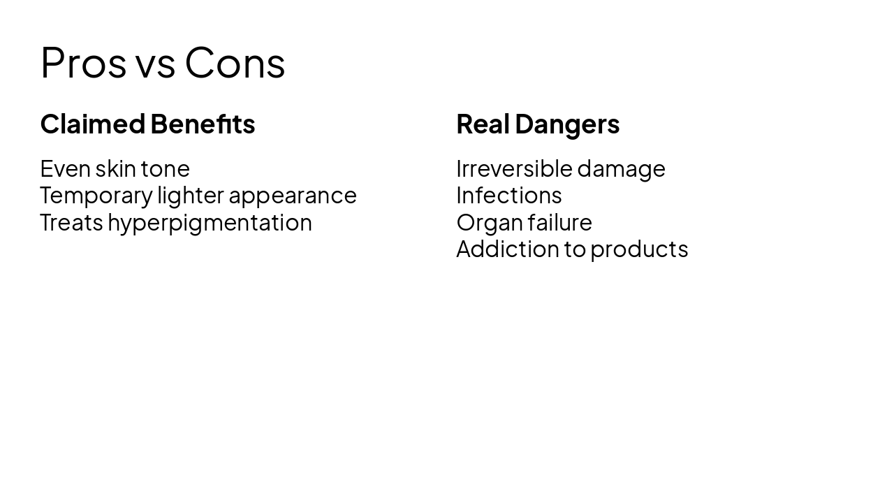 Slide 9 - Pros vs Cons