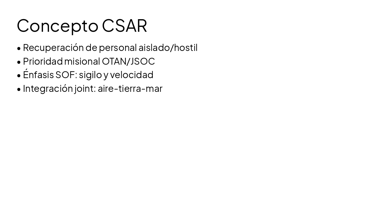 Slide 4 - Concepto CSAR