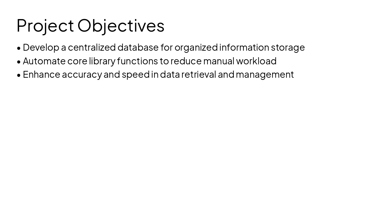 Slide 4 - Project Objectives