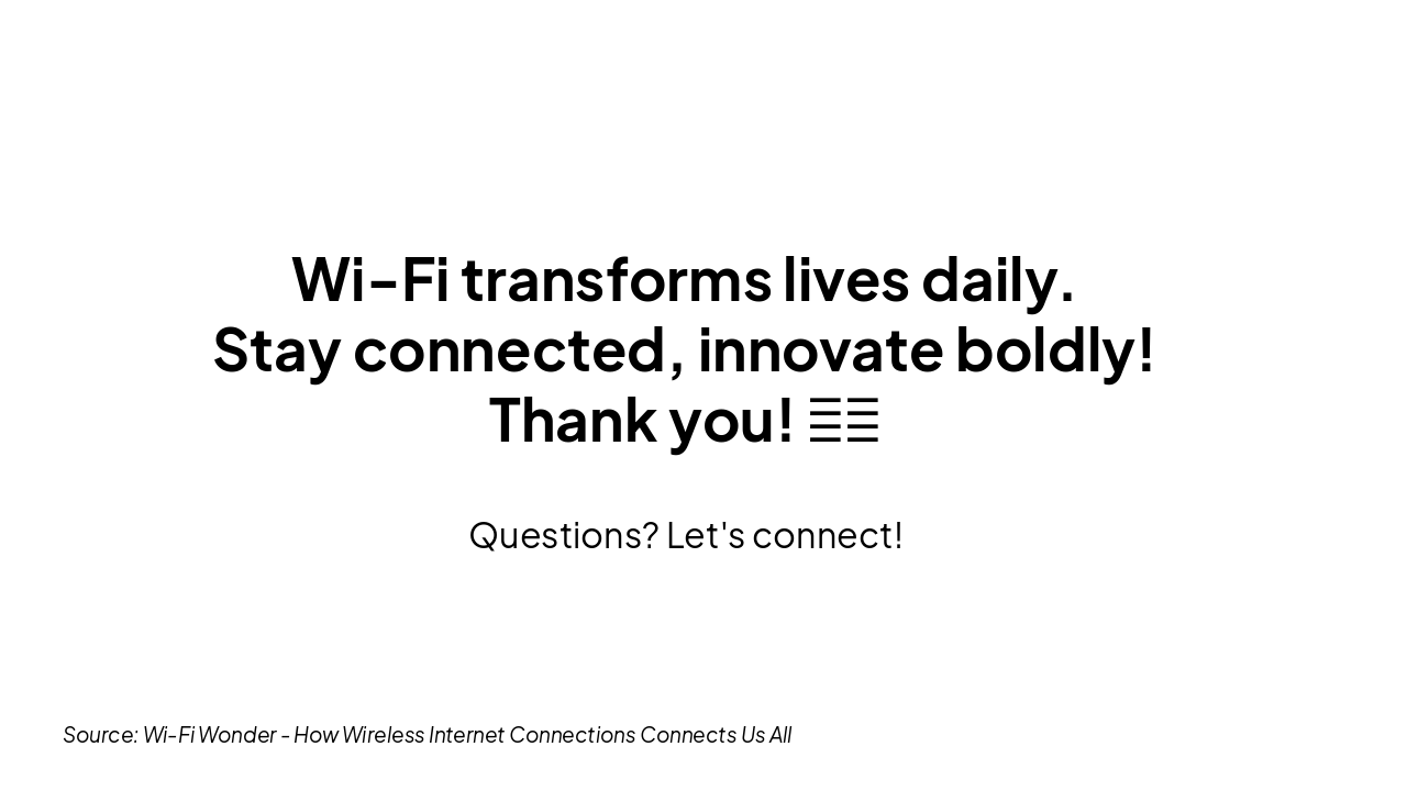 Slide 15 - Embrace the Wi-Fi Wonder