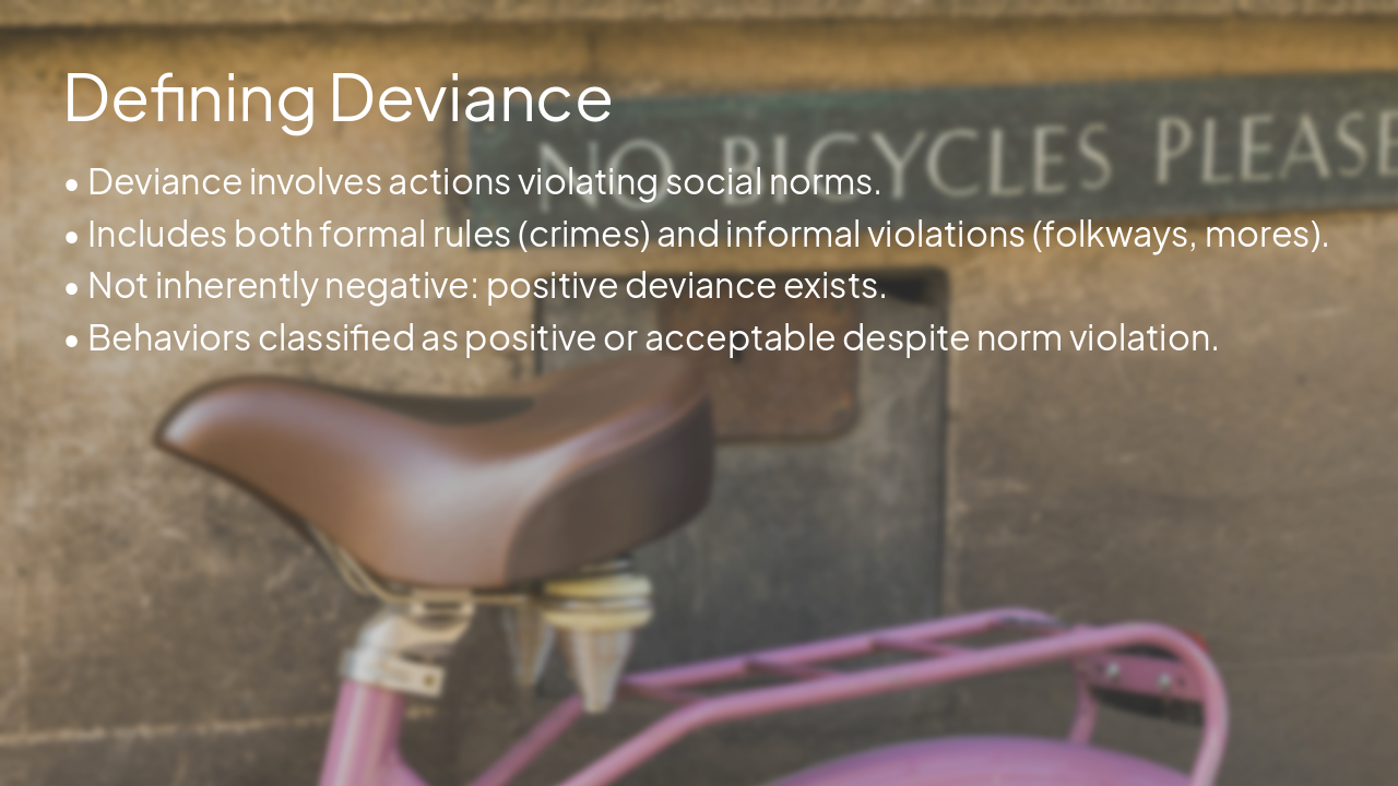 Slide 3 - Defining Deviance