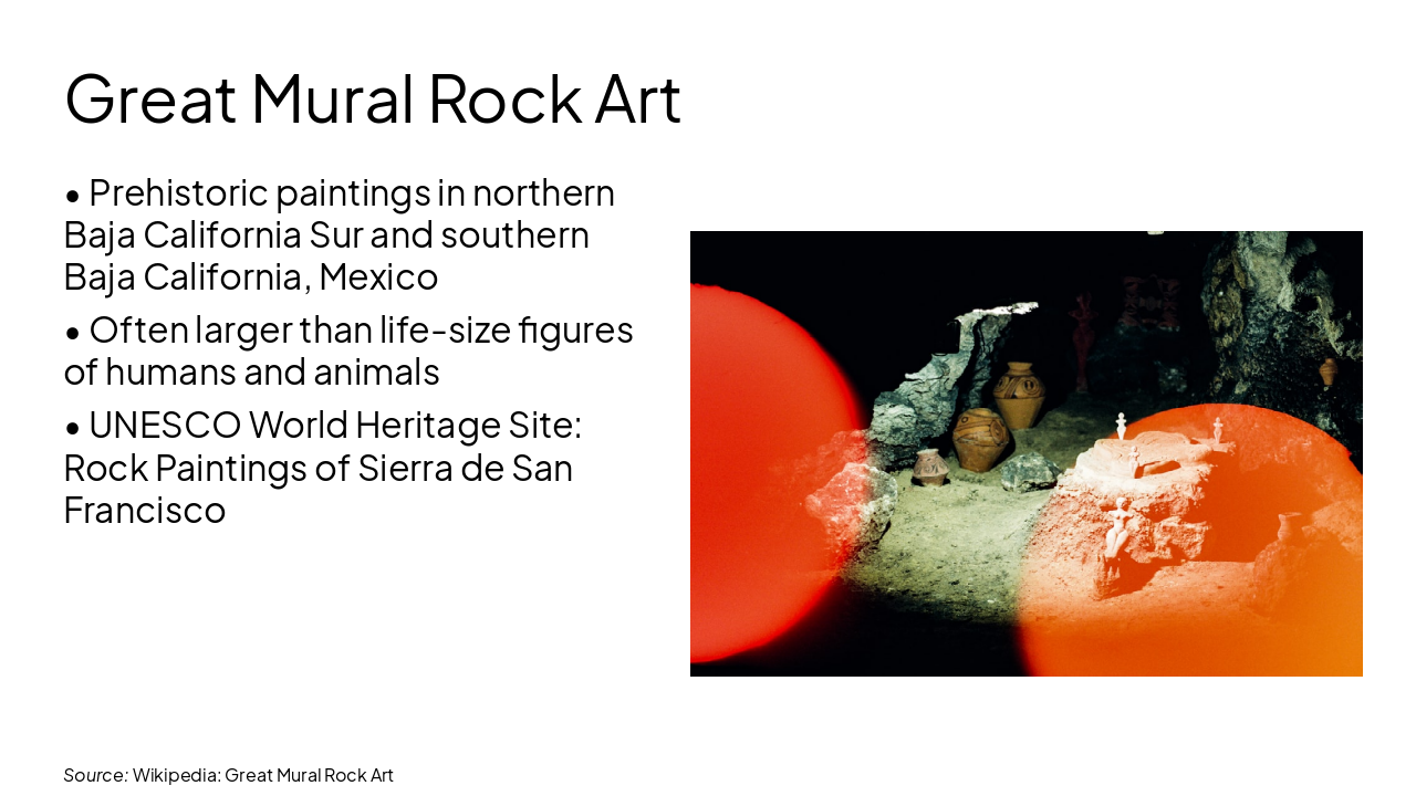 Slide 5 - Great Mural Rock Art