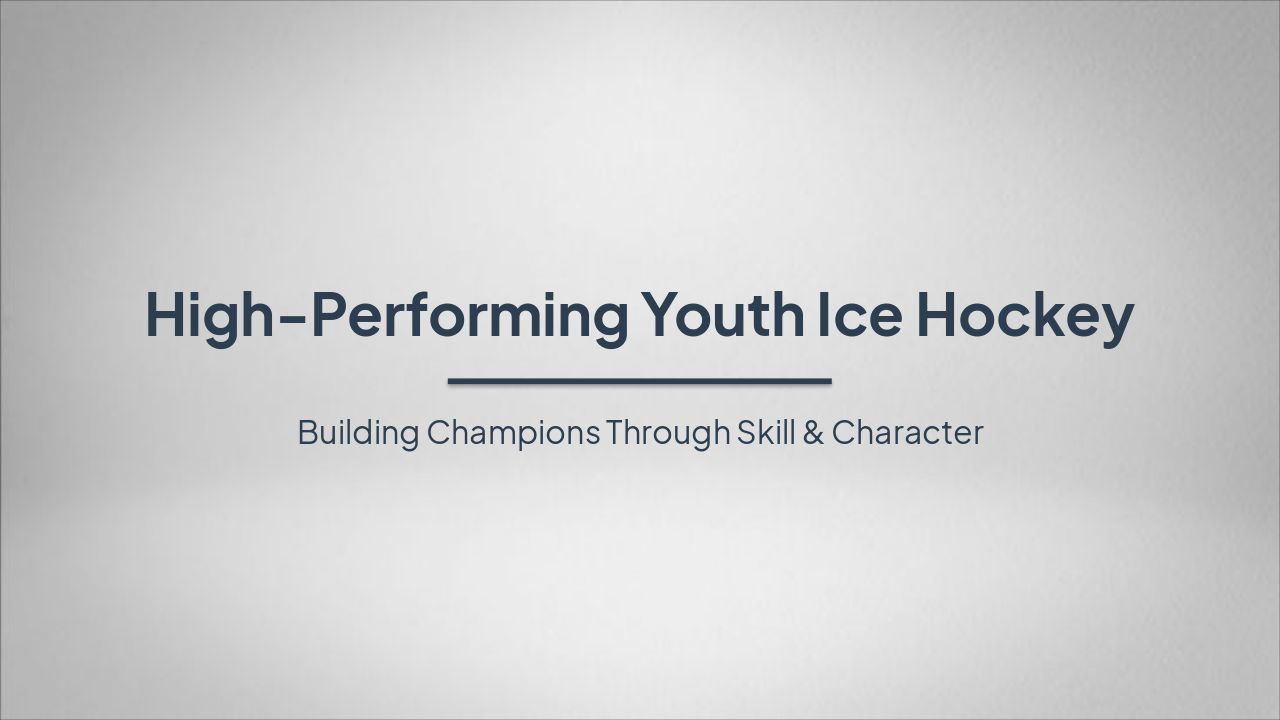 Elite Youth Hockey: Coaching & Development