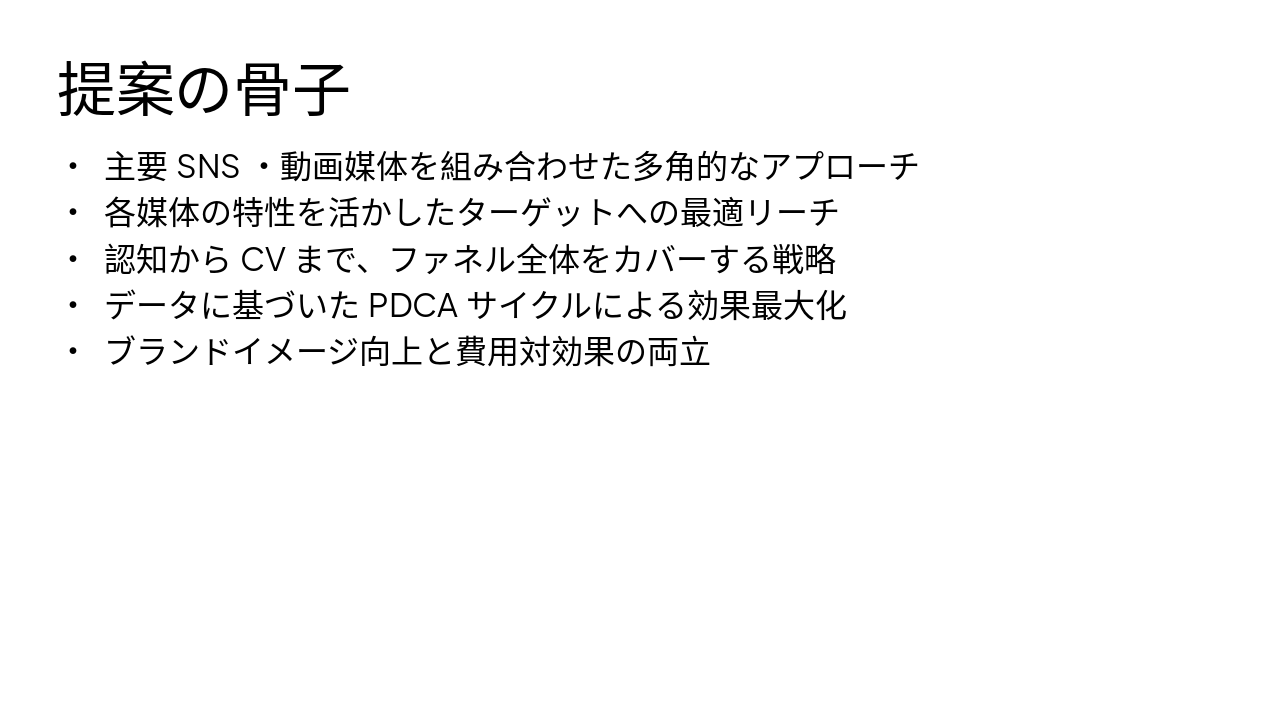 Slide 6 - 提案の骨子