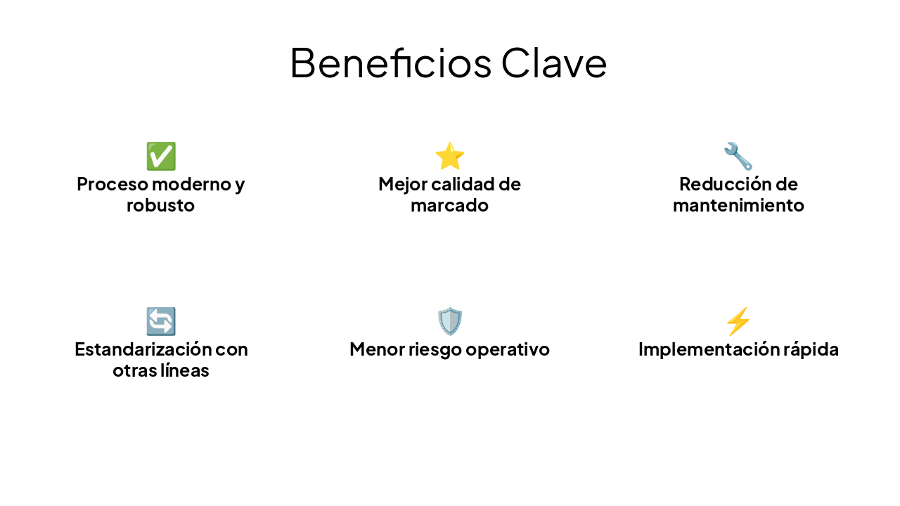 Slide 12 - Beneficios Clave