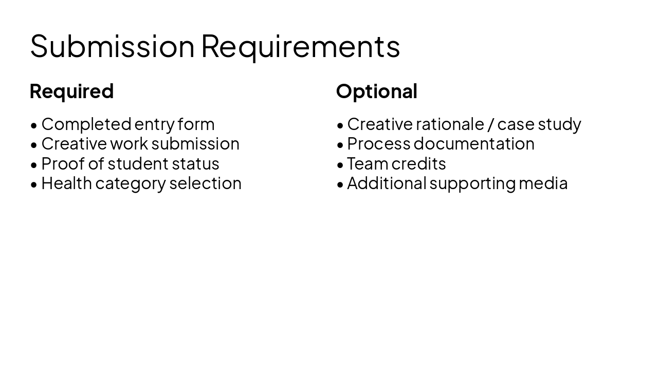 Slide 7 - Submission Requirements