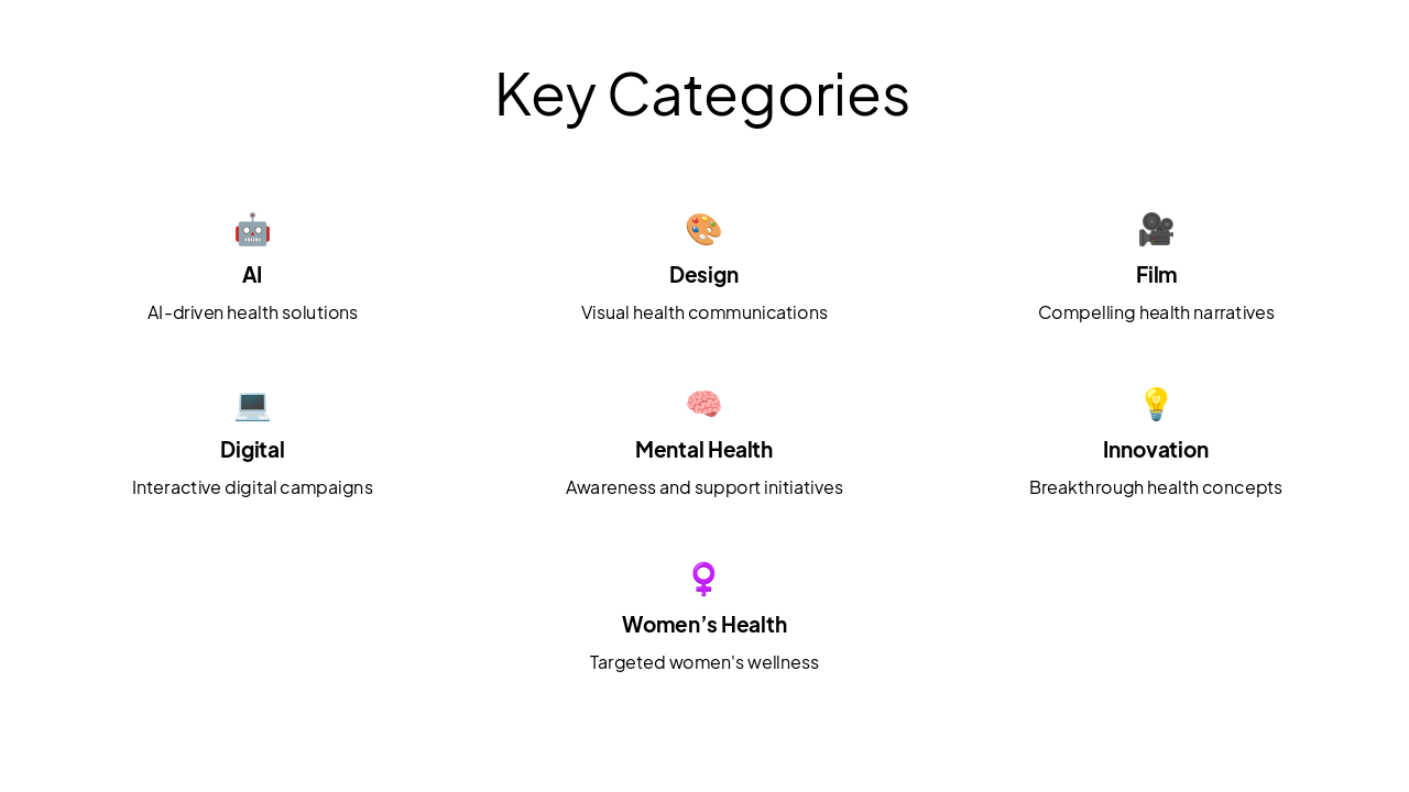 Slide 6 - Key Categories