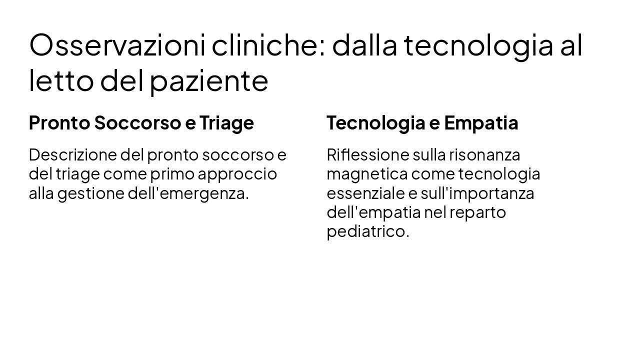 Slide 6 - Attività Cliniche Osservate