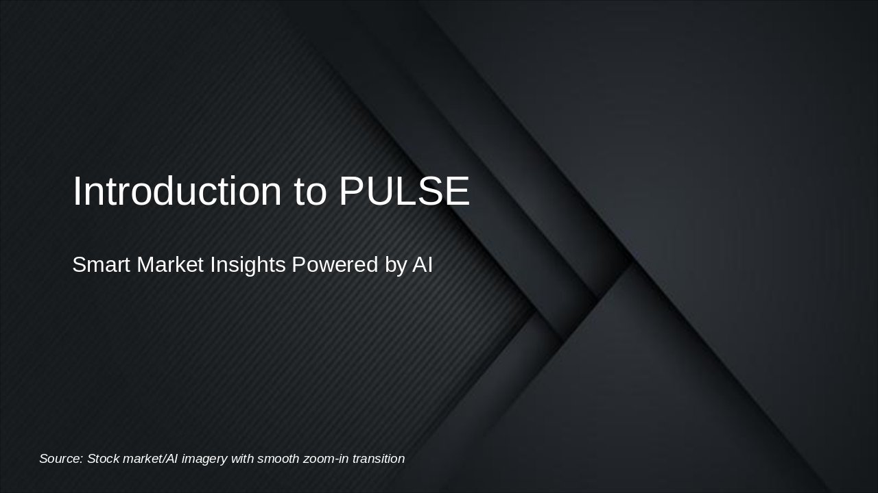 PULSE: AI-Powered Stock Forecasting Platform