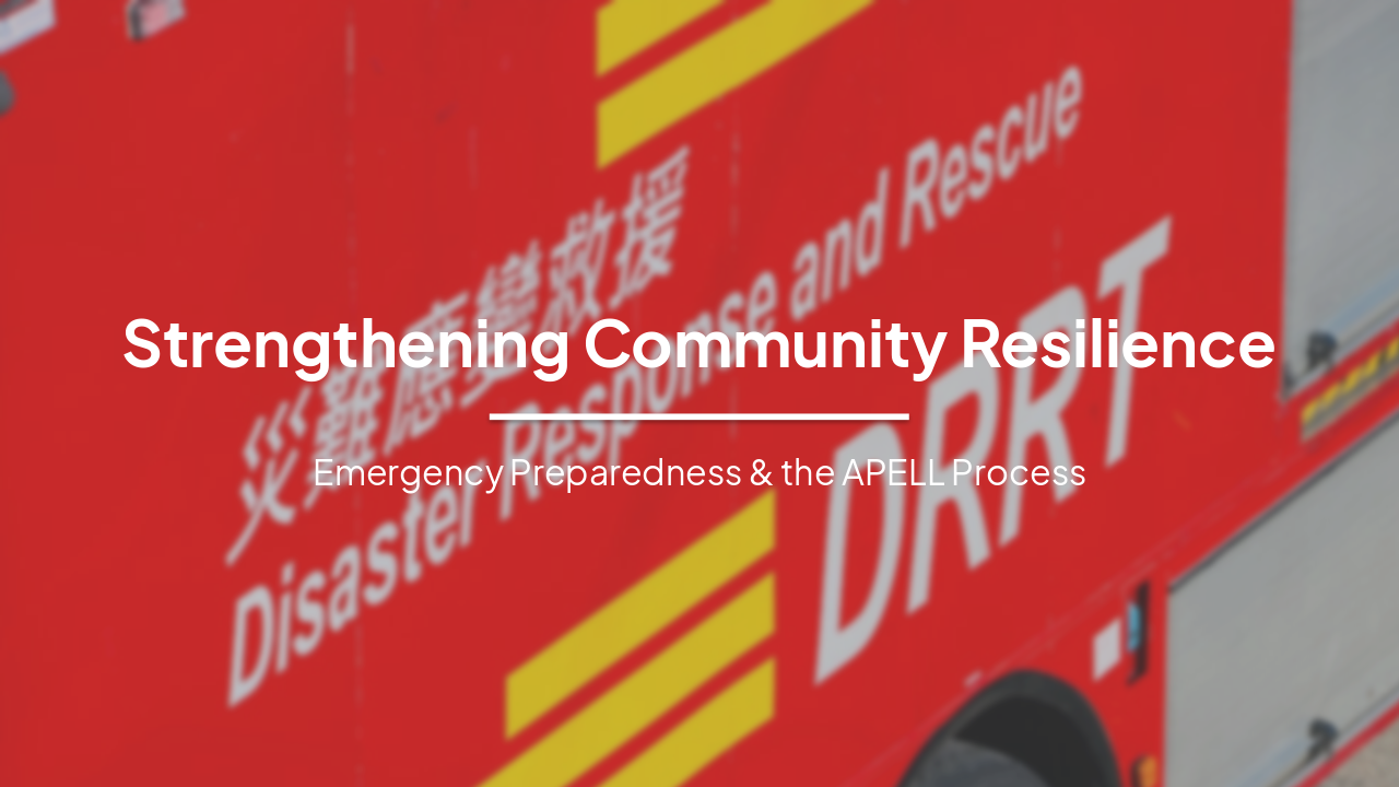 Slide 1 - Strengthening Community Resilience