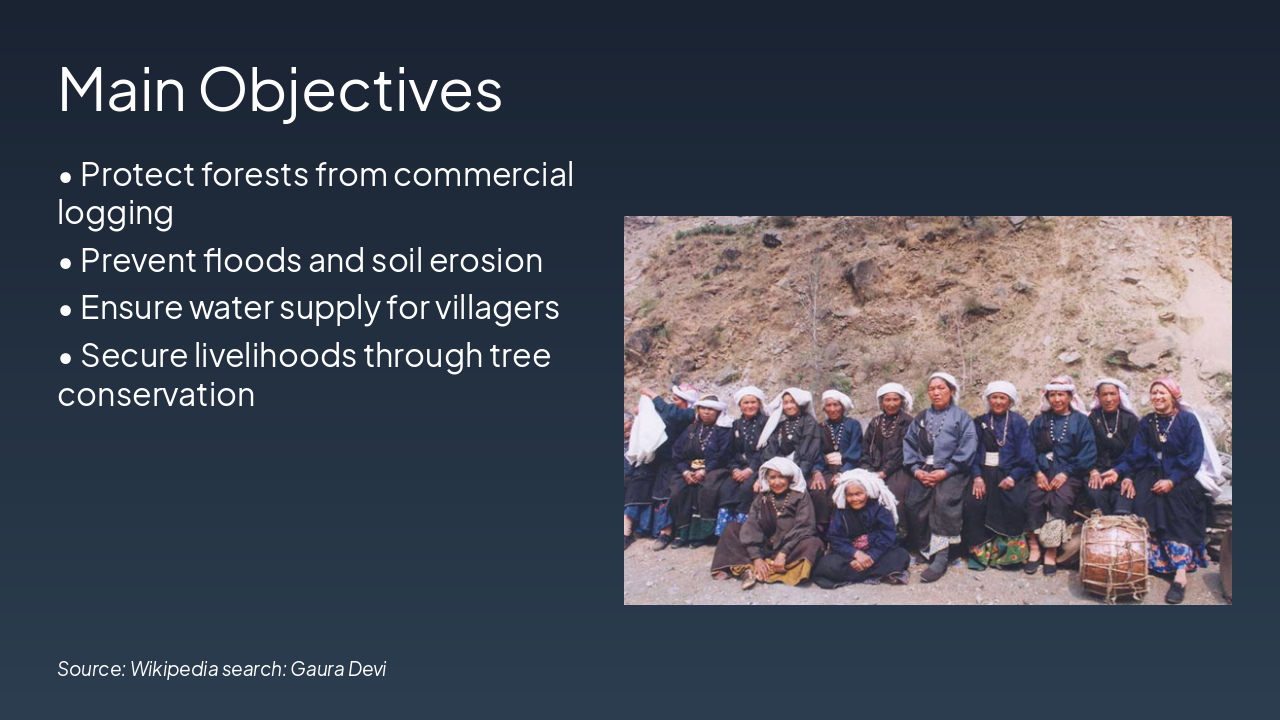 Slide 4 - Main Objectives
