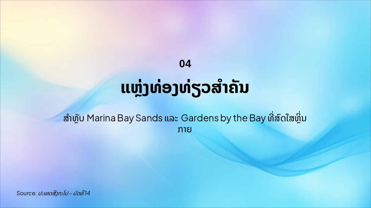 Slide 9 - ແຫຼ່ງທ່ອງທ່ຽວສໍາຄັນ