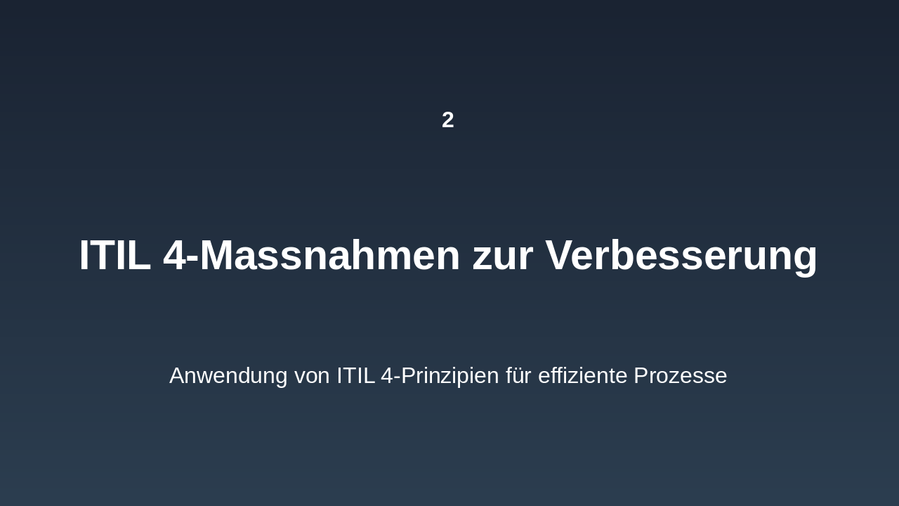 Slide 5 - Optimierung des Laptop-Bestellprozesses nach ITIL 4