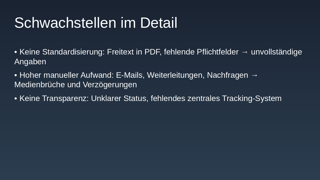 Slide 4 - Schwachstellen im Detail