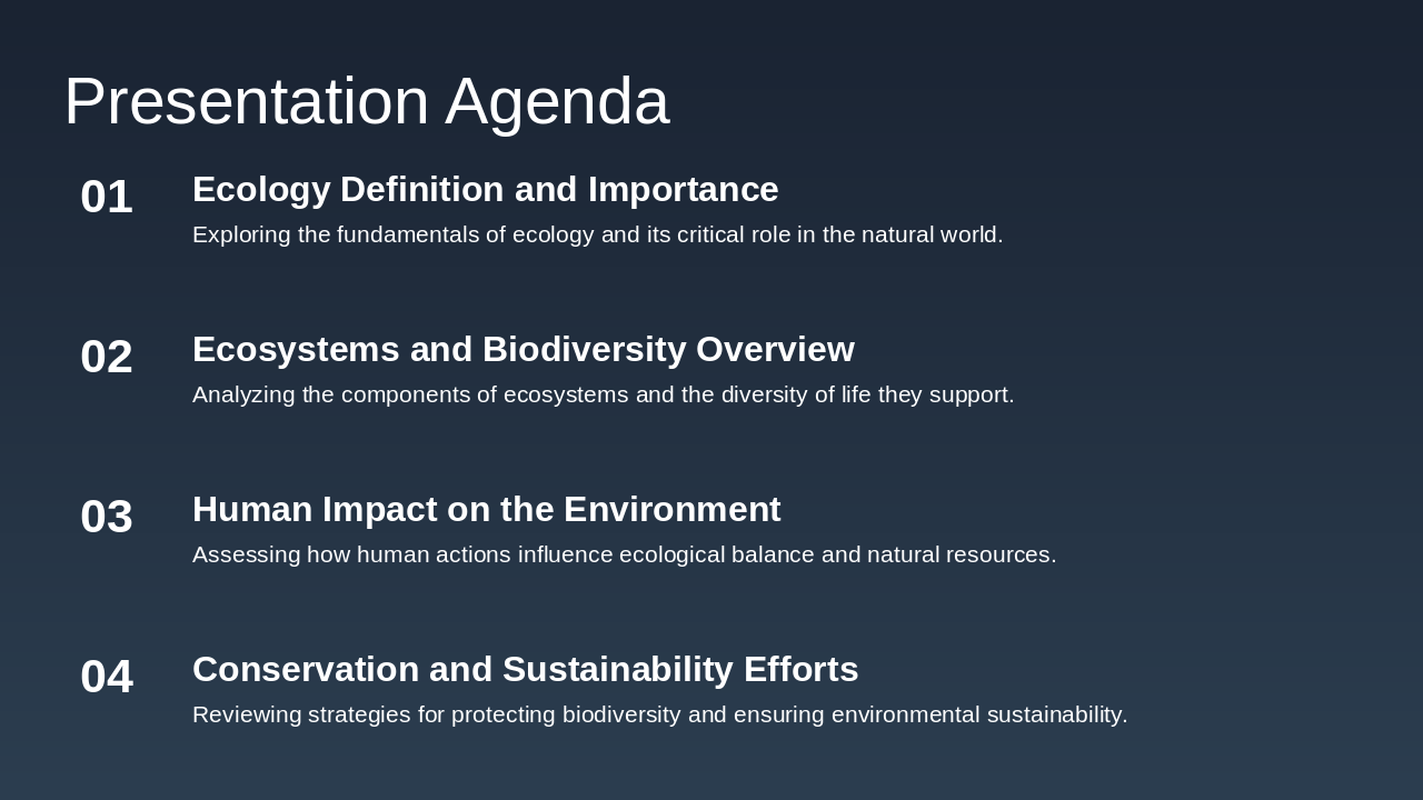 Slide 2 - Presentation Agenda