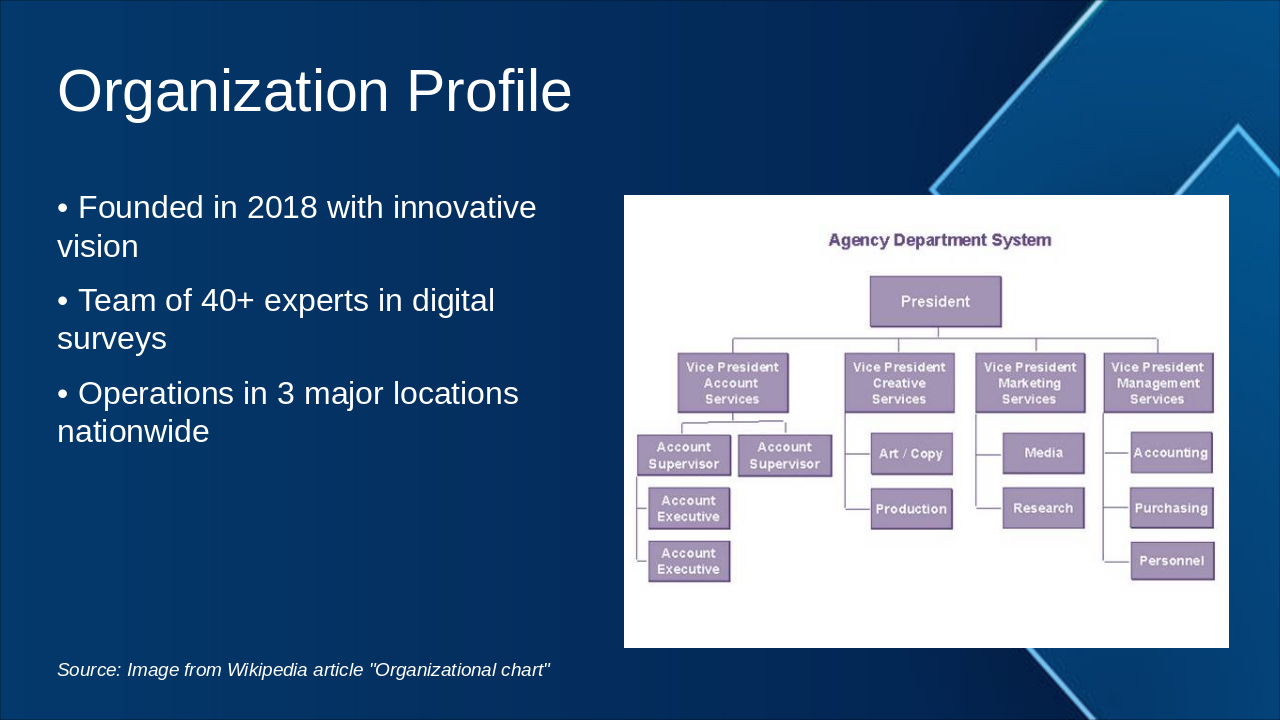 Slide 4 - Organization Profile