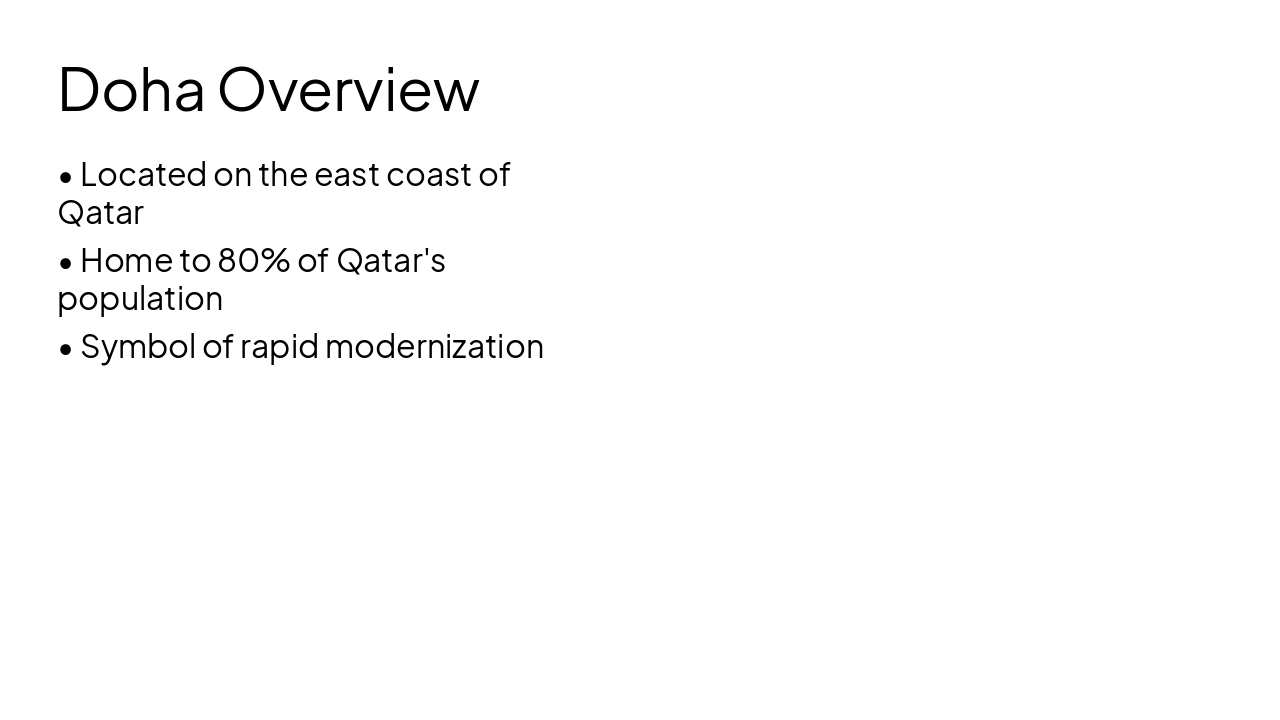 Slide 5 - Doha Overview