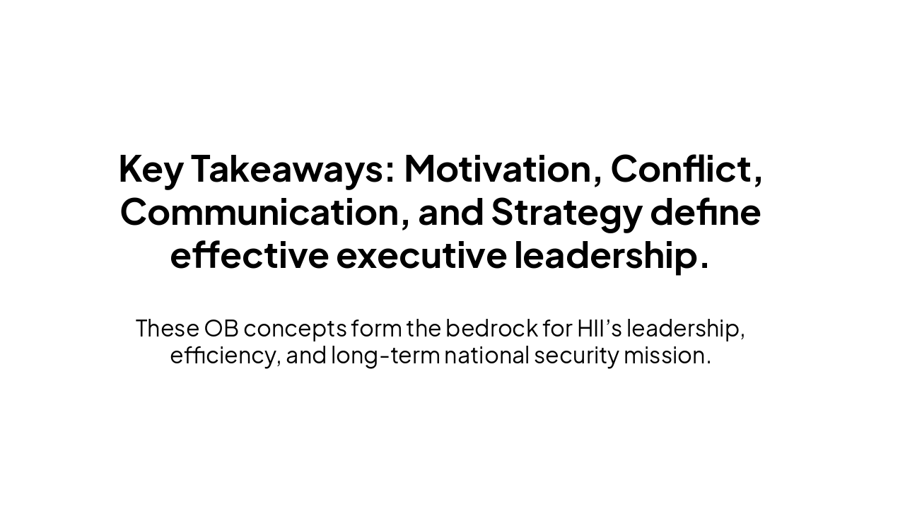 Slide 19 - Conclusion and Key Takeaways