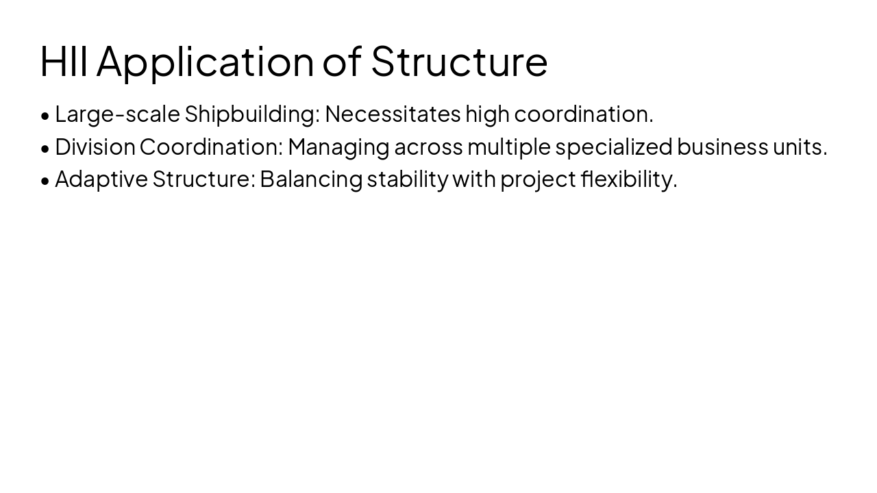 Slide 17 - HII Application of Structure
