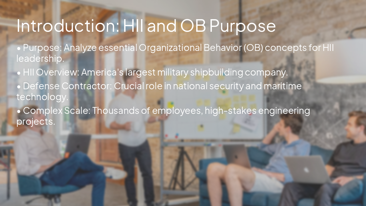 Slide 2 - Introduction: HII and OB Purpose