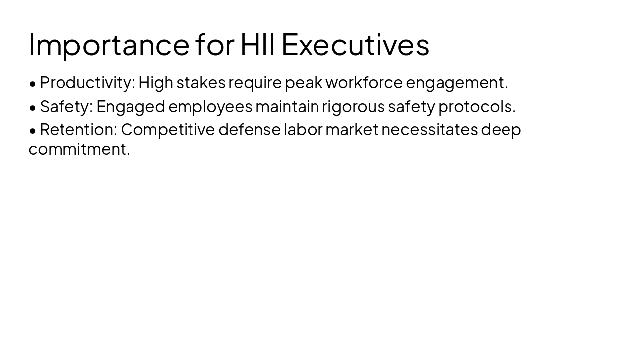 Slide 5 - Importance for HII Executives