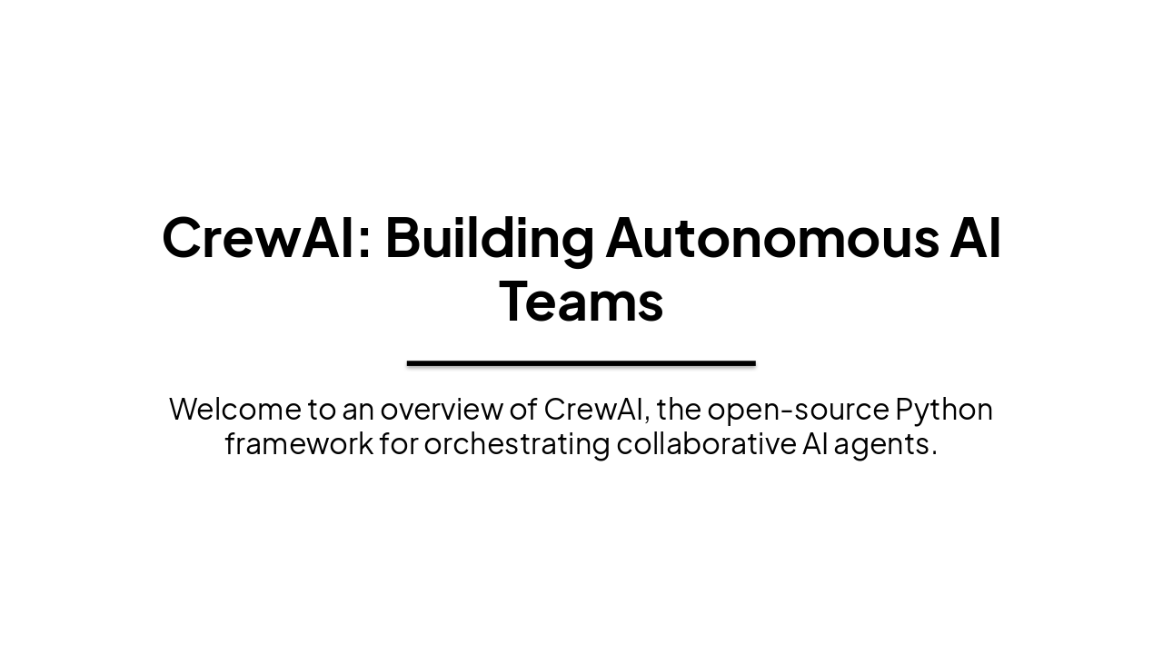 CrewAI: Build Autonomous AI Teams (32 chars)