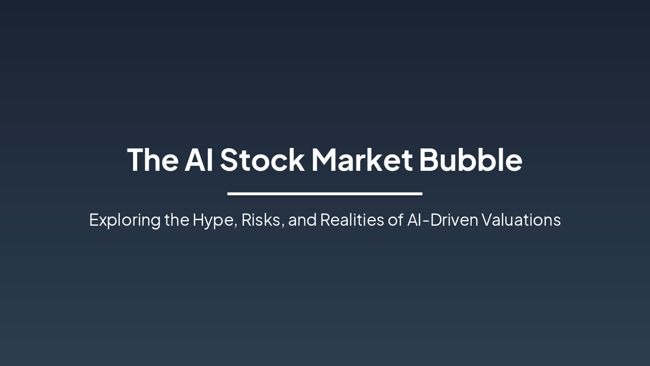 AI Stock Bubble: Hype or History Repeating?