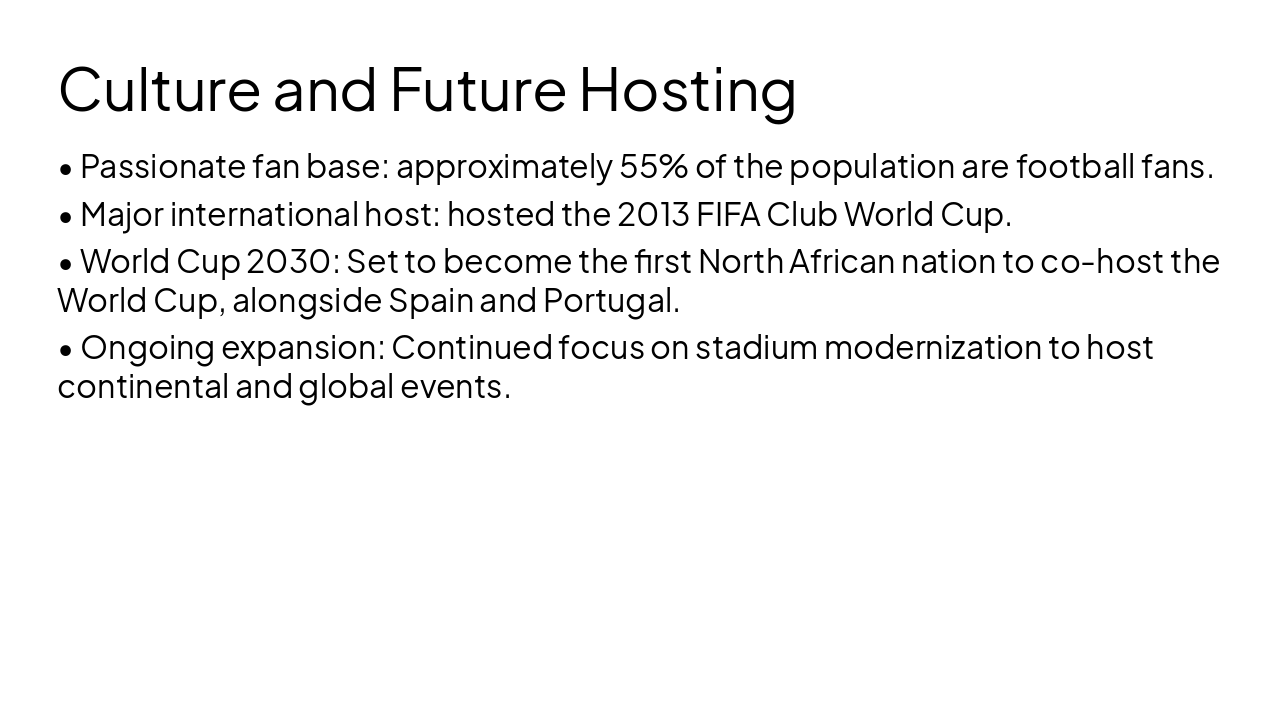 Slide 18 - Culture and Future Hosting