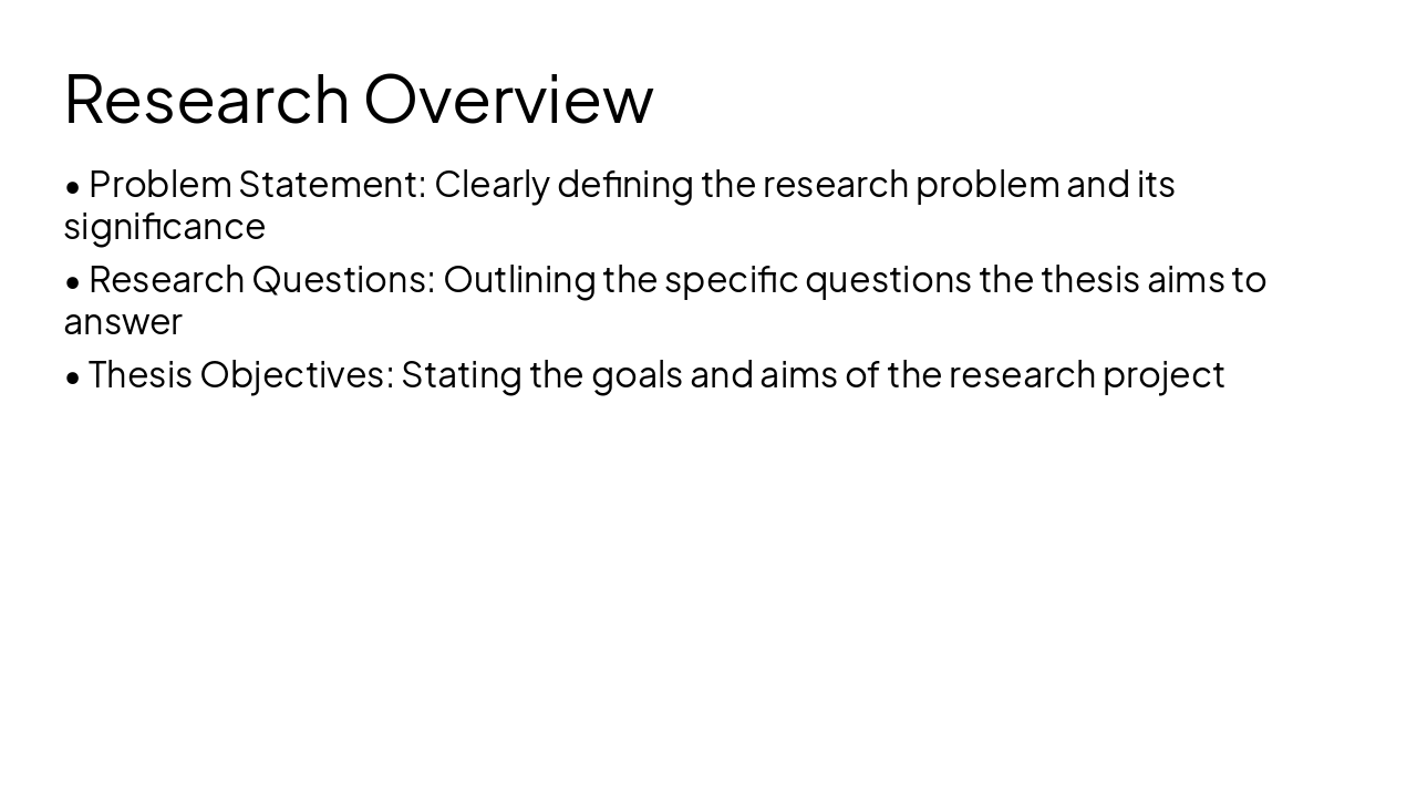 Slide 4 - Research Overview