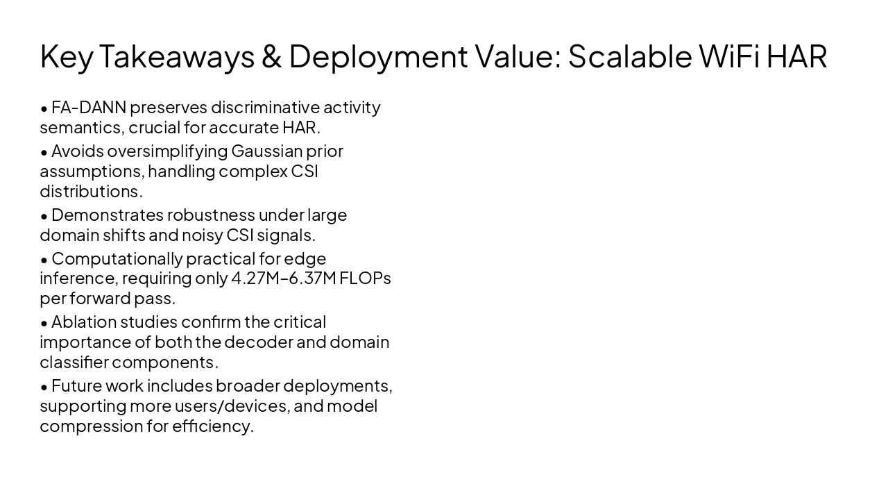 Slide 5 - Key Takeaways & Deployment Value: Scalable WiFi HAR