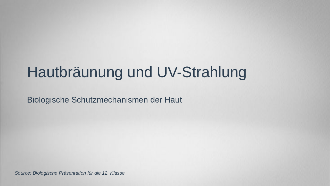 Tanning and UV Radiation: Skin's Defense
