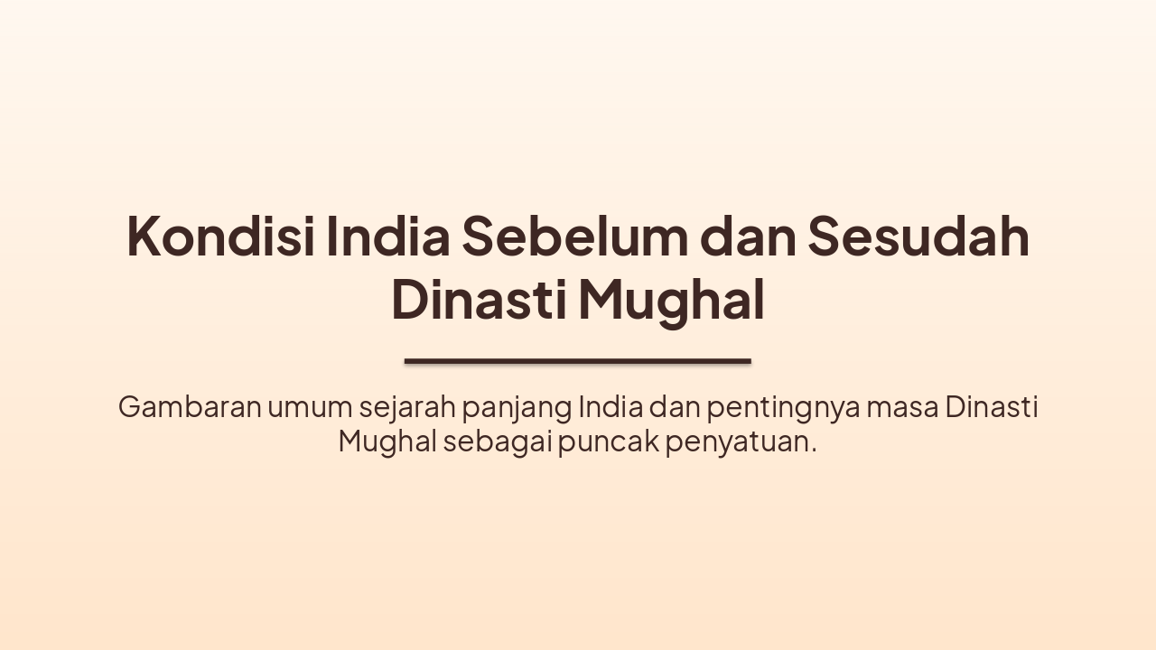 India Before & After Mughals (32 chars)