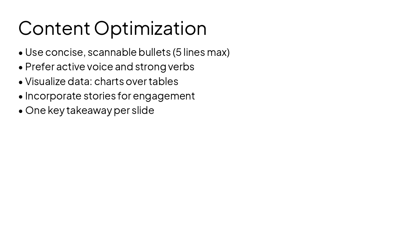 Slide 5 - Content Optimization