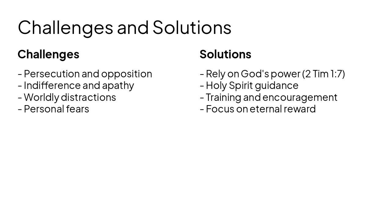 Slide 12 - Challenges and Solutions
