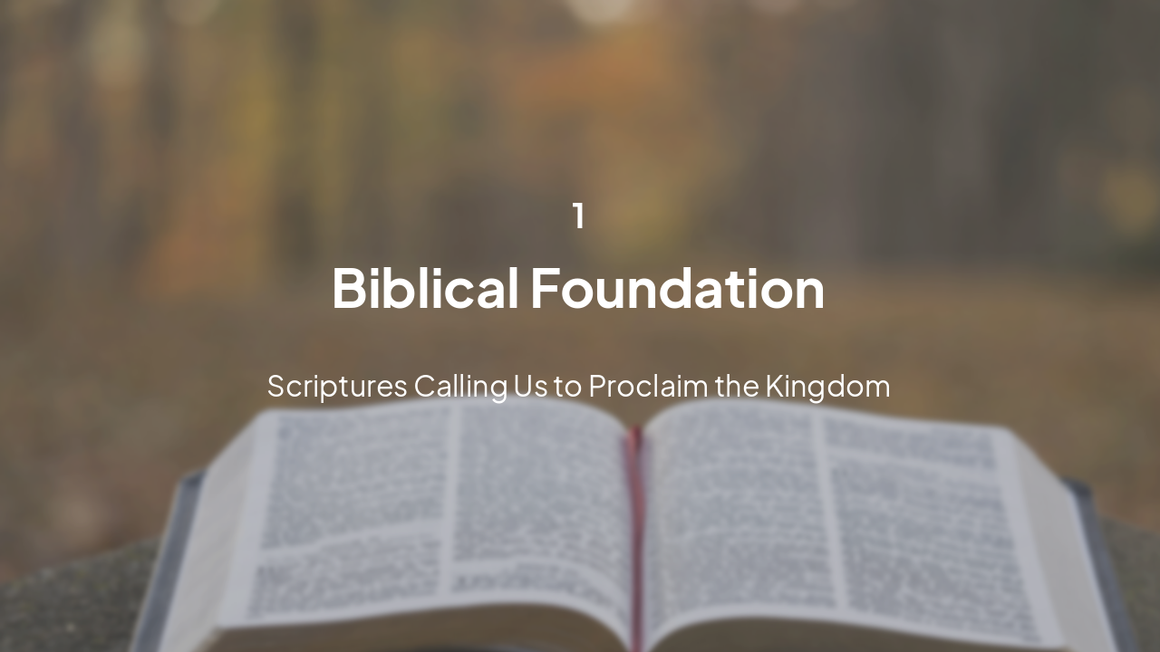 Slide 3 - Biblical Foundation