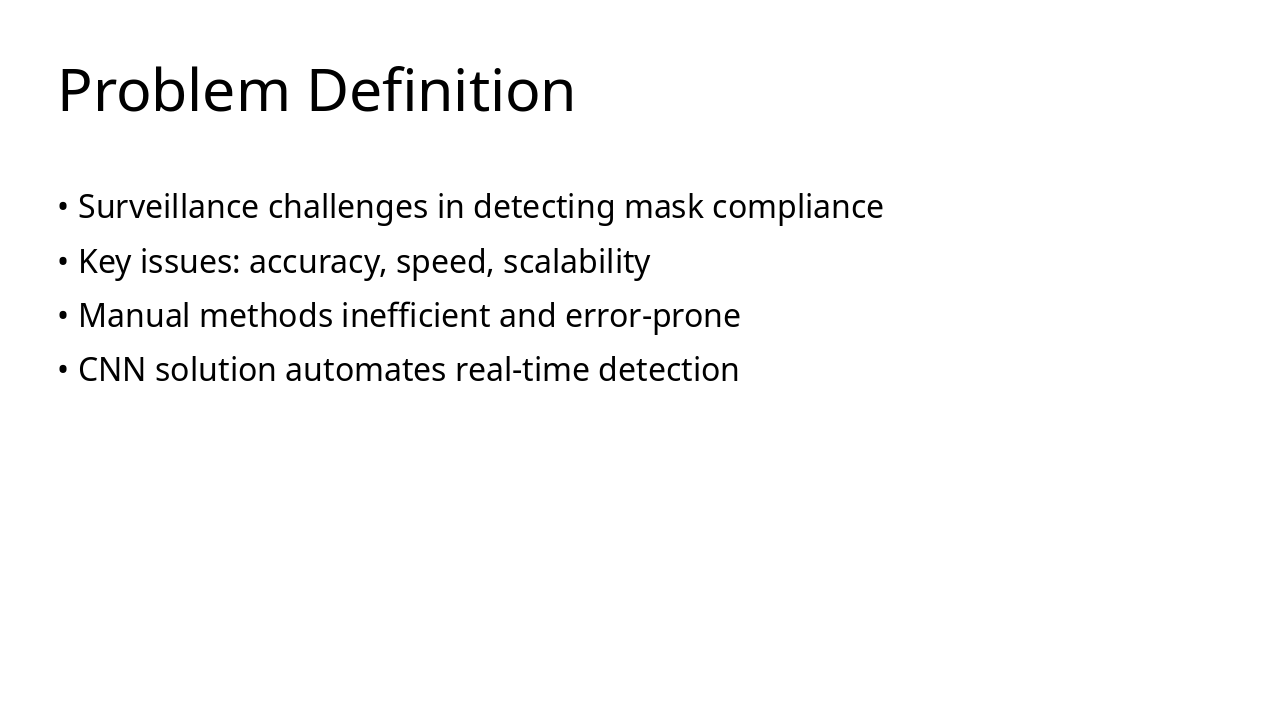 Slide 3 - Problem Definition