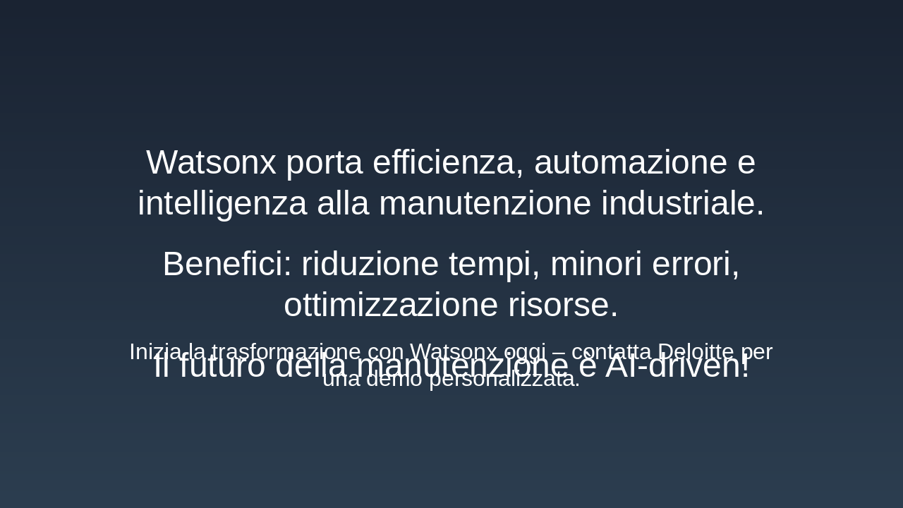 Slide 6 - Conclusione