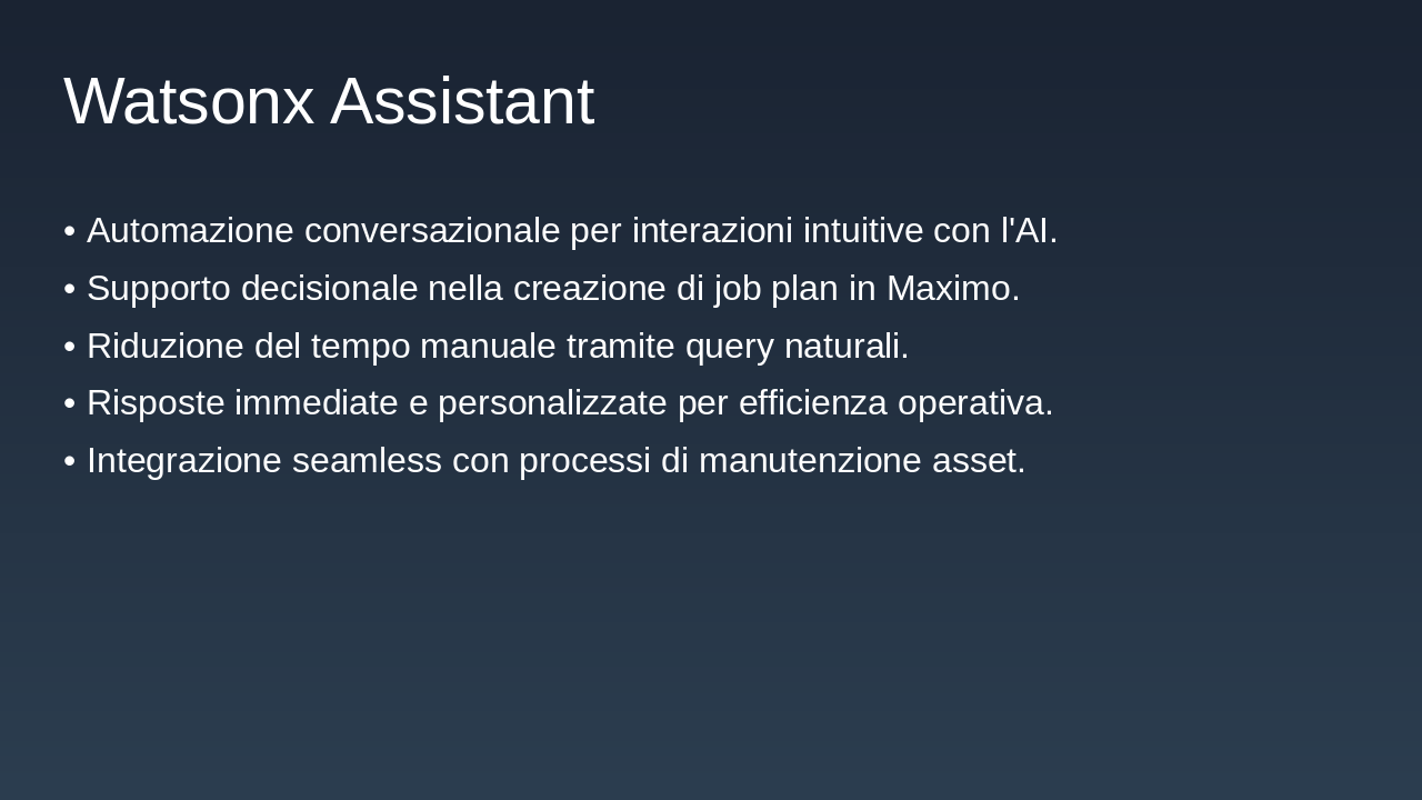 Slide 4 - Watsonx Assistant