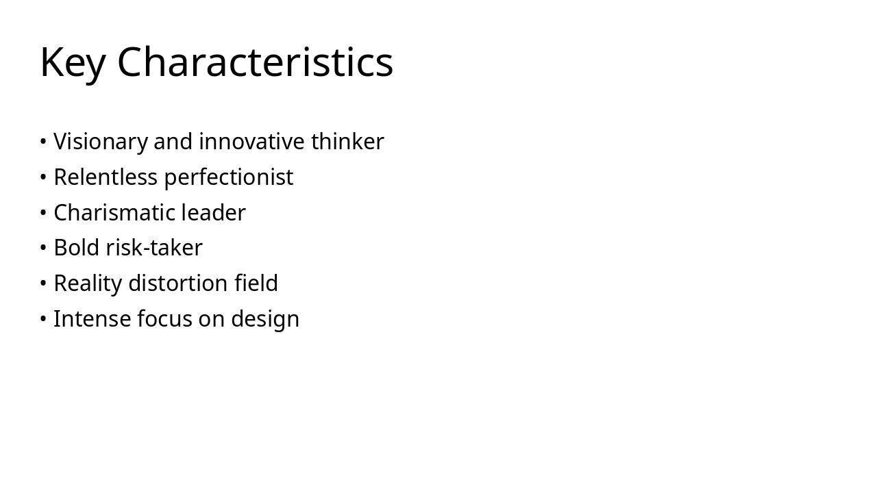Slide 6 - Key Characteristics