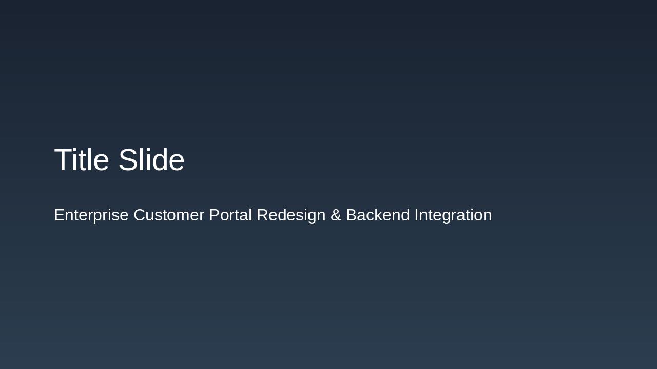 Hybrid PM Analysis: Portal Redesign Case (38 chars)