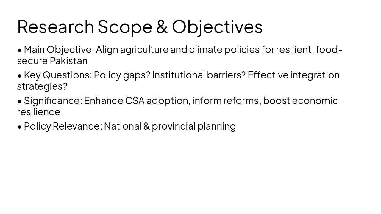 Slide 5 - Research Scope & Objectives