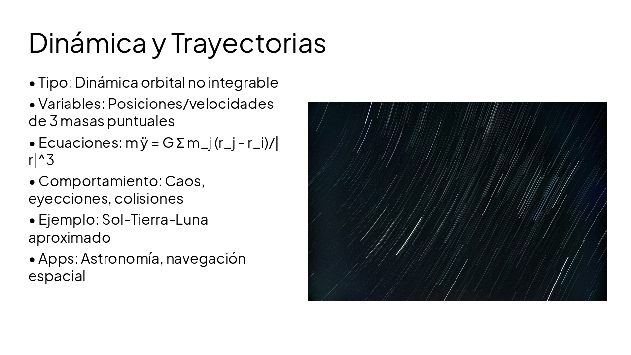Slide 7 - Dinámica y Trayectorias