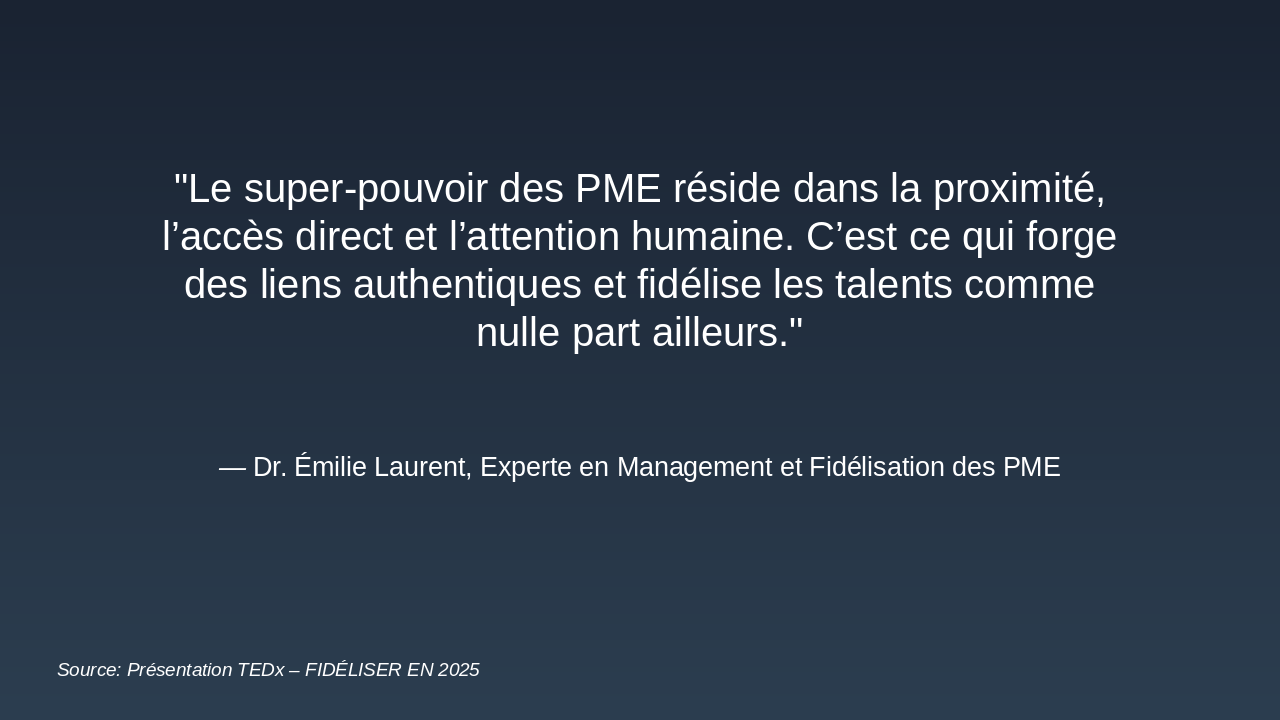 Slide 13 - Le super-pouvoir des PME