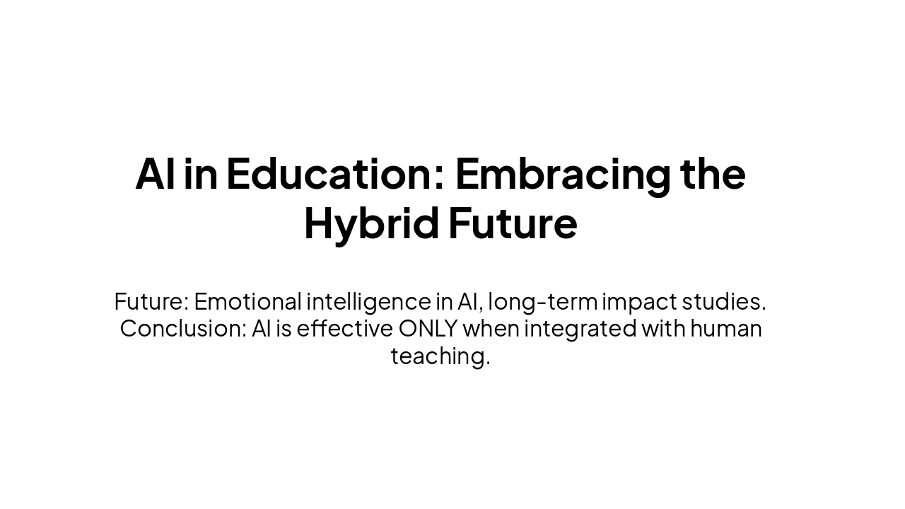 Slide 6 - Implications & Conclusion