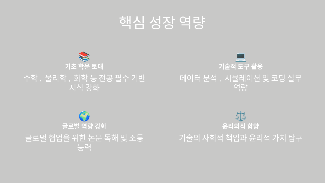 Slide 5 - 핵심 성장 역량
