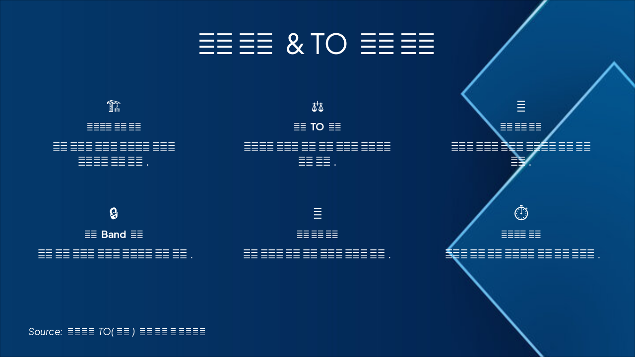 Slide 3 - 전략 목표 & TO 관리 원칙