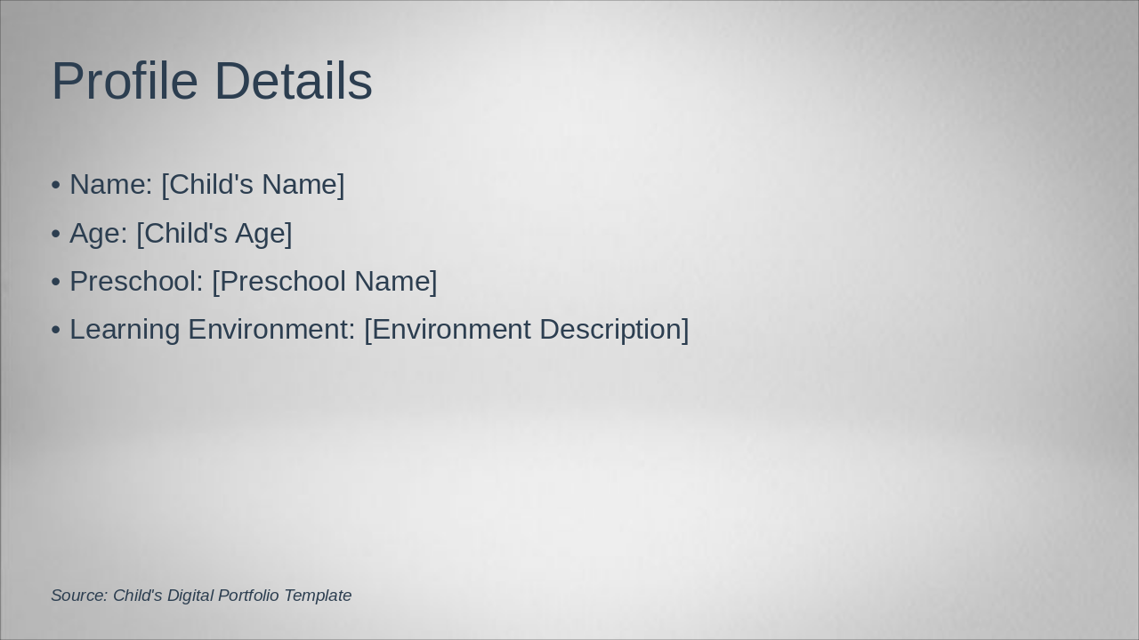 Slide 4 - Profile Details