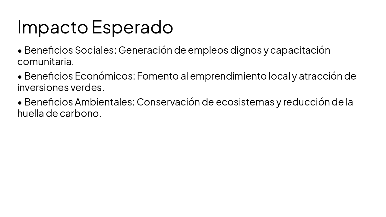 Slide 9 - Impacto Esperado