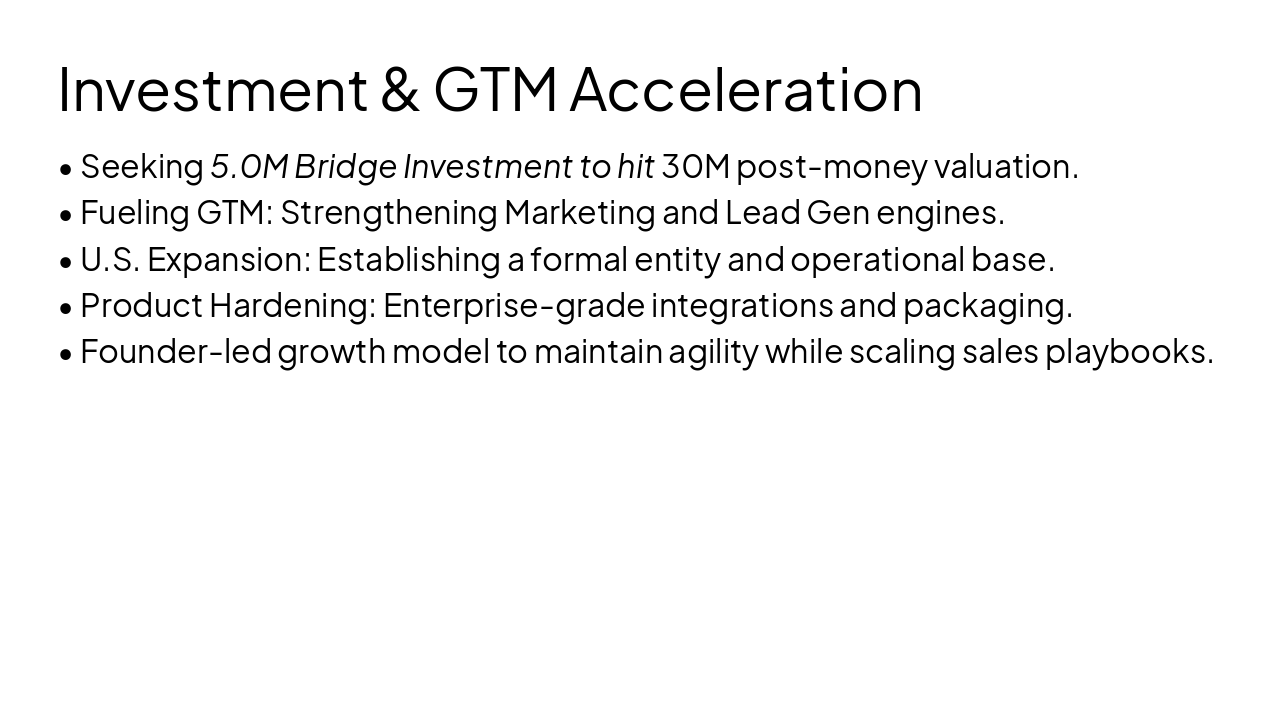 Slide 8 - Investment & GTM Acceleration